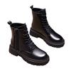 New Thick-Soled Female British Style Boots Wild Winter Short Boots Women Shoes Cotton Shoes Winter Plus Velvet