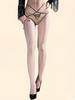 Women'S Lace Cross Waist Pantyhose Oil Shiny Glossy Sheer See Through Stocking Woman Underwear 2 In 1 Tights Shaping Pantyhose
