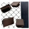 Internal cap for profile post roof 50x30 20 PCS BROWN