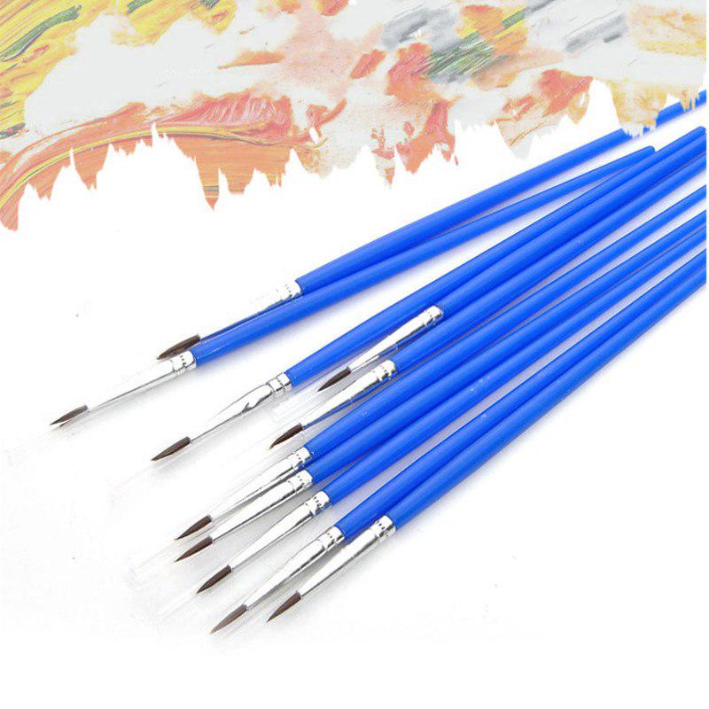 20 шт./Набор Тонкий Крючок Линия Перо Круглый Наконечник Гуашь Акварель Рисование Кисть Перо 20PCS