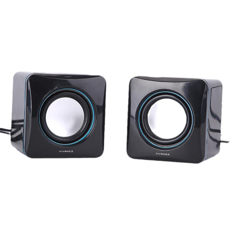 Eco-Friendly Mini USB Speakers: Compact, Portable, Customizable—Perfect for Desktop or Laptop Use