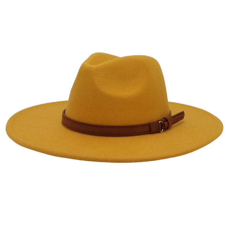 Cashmere Brim Jazz Hat Lady Gentleman Top Hat Party Banquet Coat With Hat