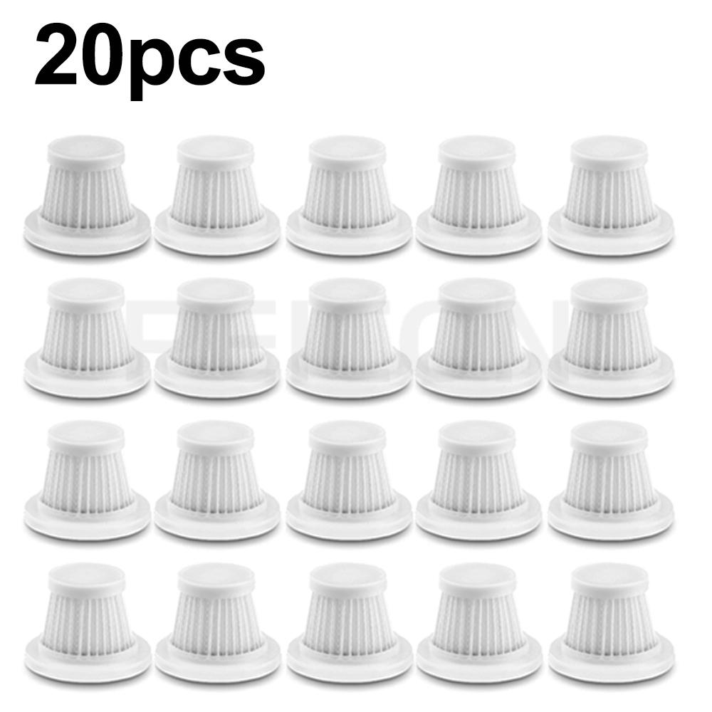 Ersatzfilter für Autostaubsauger, wiederverwendbare Staubsaugerfilter, Zubehör, waschbare Staubsaugerkartusche, 5 Stück, 20 Stück