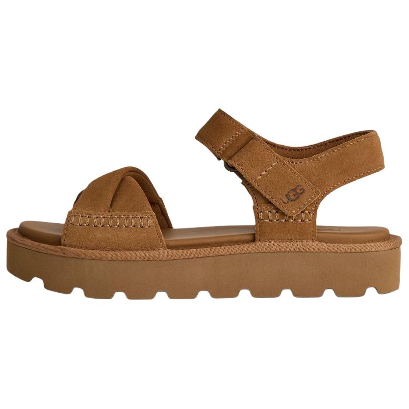 UGG Sungaze Open Toe Versatile Slide Sandals Women sandals Chestnut 1178875-CHE 36