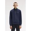 Fred Perry Mens Logo Half Zip Sweatshirt