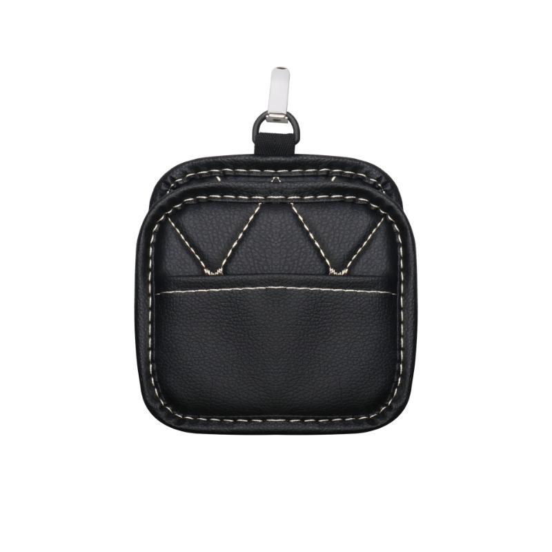 Car Storage Bag Air Outlet Hanging Bag Leather Car Storage Bag Foldable Storage Box Car Accessories Interior Car Organizer
