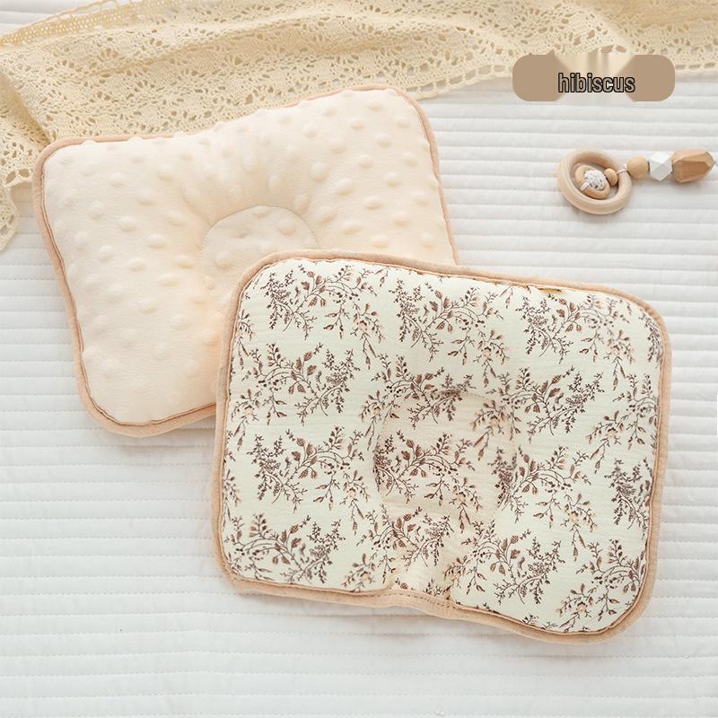 Infant Anti-Flat Head Pillow - Pure Cotton Shaping Pillow for Newborns (0-6 Months)