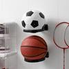 Wall Mounted Basketball Football Display Organizers Stand Smooth Finishing For Home Organization In Multiple Locations