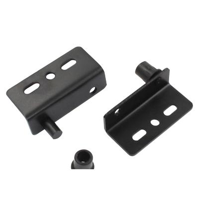 Set of 4 Heavy Duty Concealed Pivot Hinges for Wood Doors Cabinets Industrial Grade Cold Rolled Steel 40x18x13mm