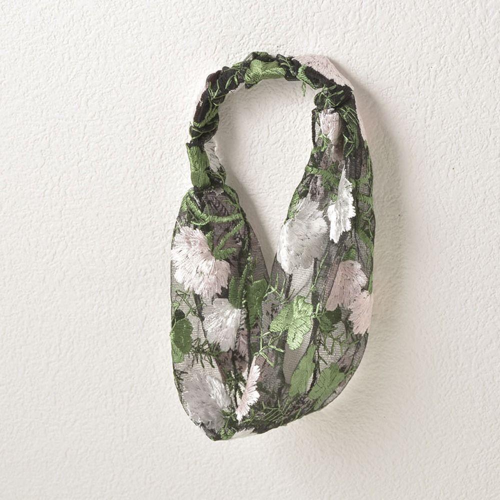 Wide Side Flower For Girls Fashion Hairbands Korean Head Wrap Mom Headdress Women Lace Headband