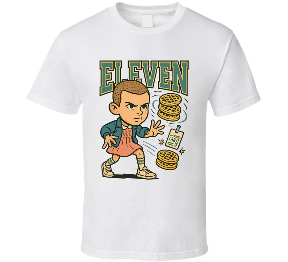 Eleven Stranger Things Tv Show Caricature Retro Look Fan T Shirt XL