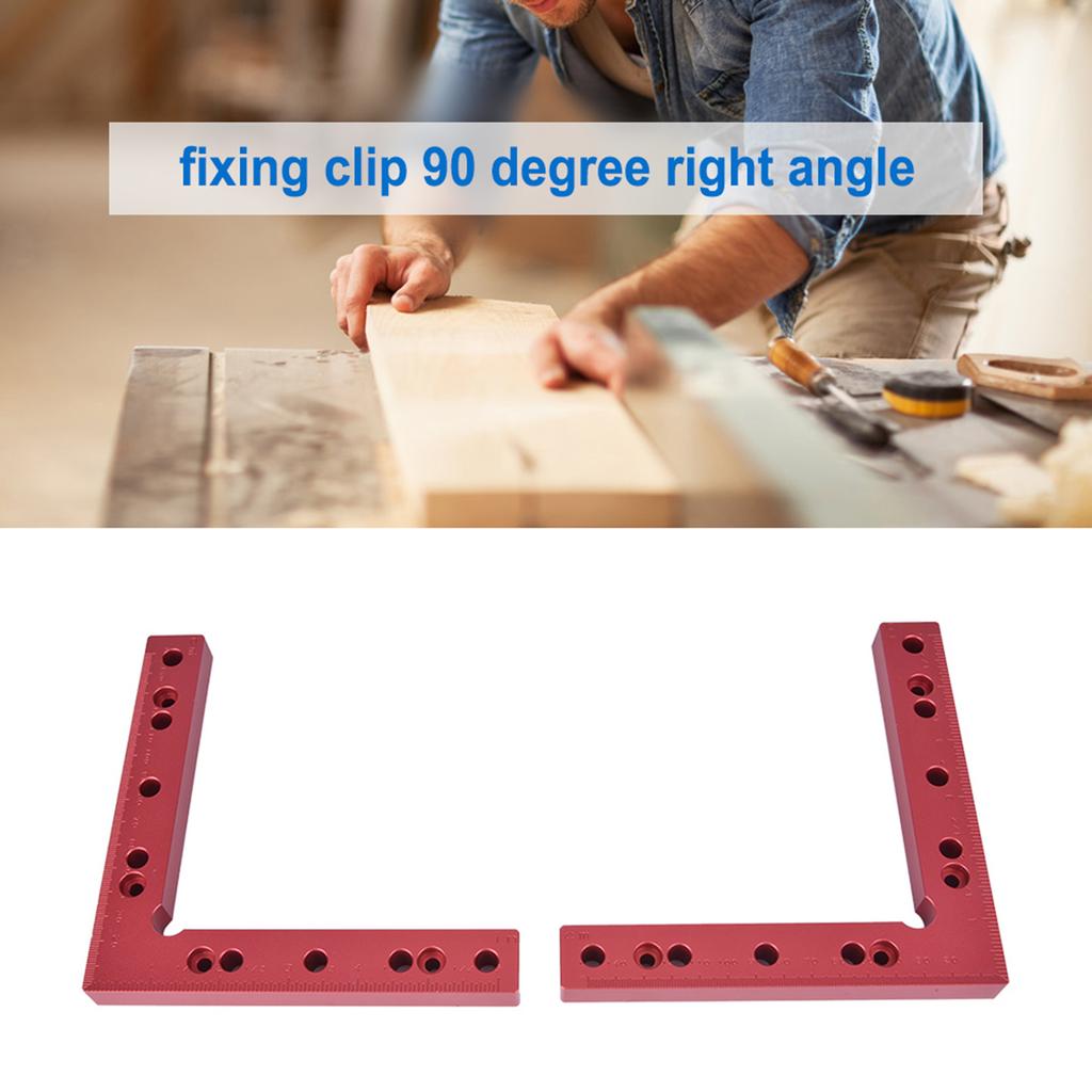 Corner Clamping Tool Woodworking Right Angle Fixing Clip L Shape 90 Degrees Ruler Carpenter's Tool