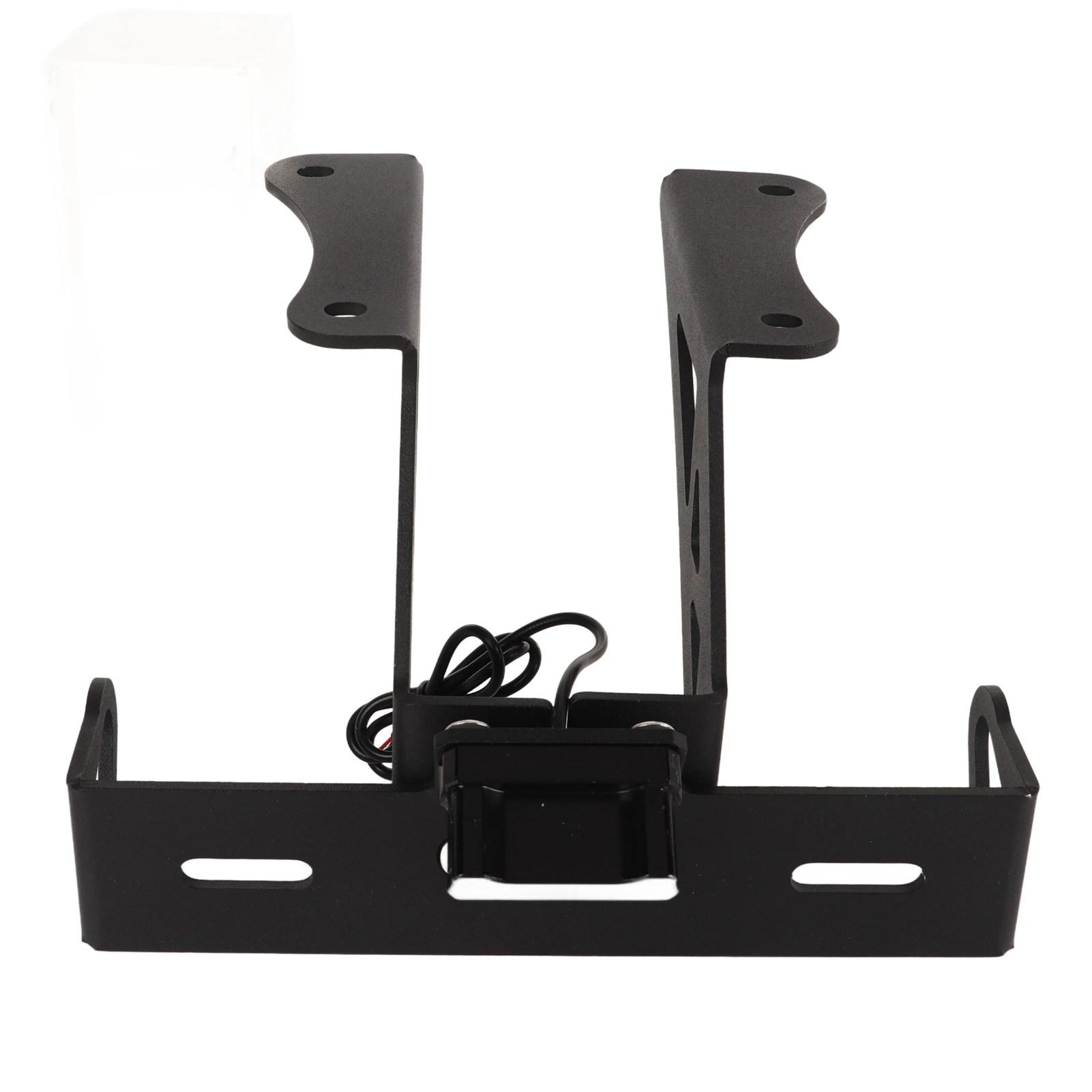 

Motorcycle License Plate Bracket Holder with High Brightness 3 LEDs Light for R25 R3 2019‑2022