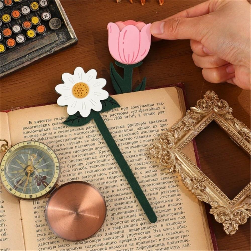 3D Embossed Leather Bookmarks Handmade Page Clips Cute Book Markers Book Lovers