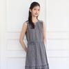 Thursday Island Women S Border Mix SleeveleSS dreSS Navy T264mop213w