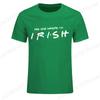 Irish T-Shirts for Men St Patrick's Day Print T-Shirt Mens Sports T-Shirt Street Fashion Short Sleeve Tee Shirt Men Clothing