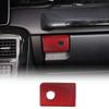Red Real Carbon Fiber Headlight Button Frame Cover Trim For Benz G Class 04-18