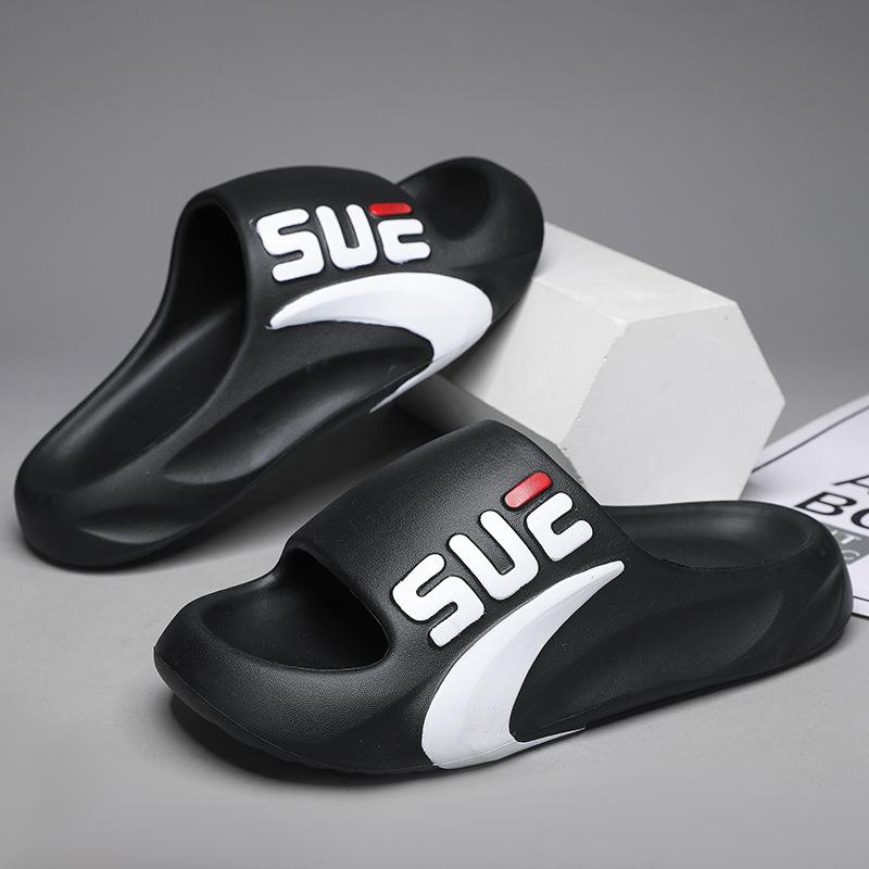 New EVA Soft Thick Sole  Summer Men's Slippers Wear Sandals Men Home Thick Sole  Beach Shoes