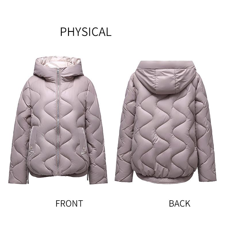 Women's Winter Short Down Cotton Jacket Thickened Fashionable Cotton Jacket Loose Warm Cotton Jacket Girls Jacket