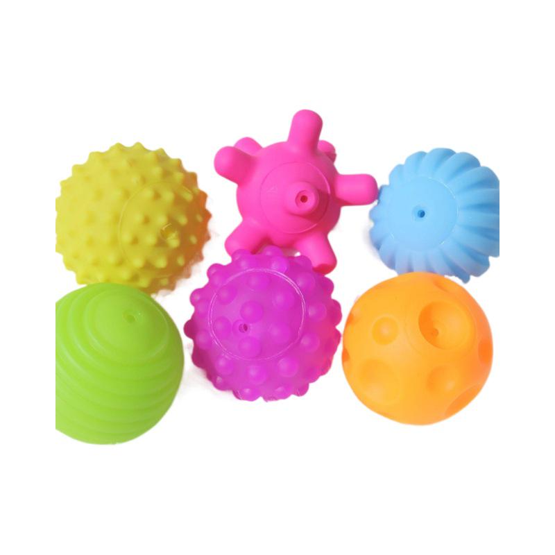 Soft Hand-Held Baby Tactile Toy Ball