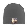 Jack Russell dog at sunset  Winter Skullies Beanies Hat Warm Autumn Knitted Hats Bonnet Caps for Women Men