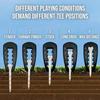 2pcs Precision Tee Height Setter Golf Tee Height Adjuster Consistent Swings Easy-to-use Golf Training Aid