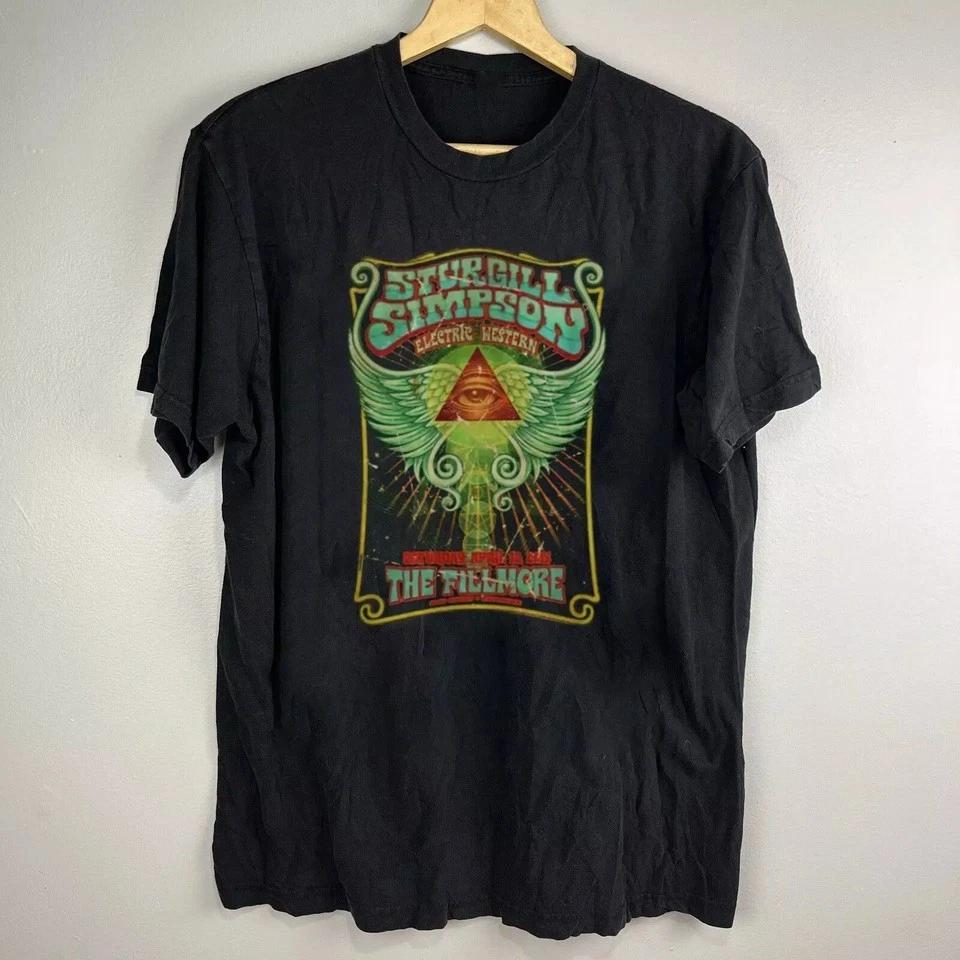 Sturgill Simpson Electric Western Fillmore Unisex S-234XL Shirt E1079 S