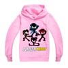Modna Bluza z Kapturem dla Chłopców Wygodny Sweter z Nadrukiem Codzienna Wszechstronna Bluza z Kapturem Bluzy Chłopcy
