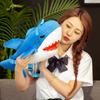 Cute Cartoon Simulation Shark Plush Backpack Soft Stuffed Shark Doll Toys Kawaii Plush Knapsack For Kid Birthday Gifts