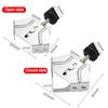 Quick Clip Right Angle Clamp Stainless Steel Angle Clip Clamp Durable Corner Locator  Woodworking