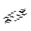 10.8x5cm Bats Halloween Car Stickers Auto Body Mirror Windows Motorcycle Laptop Walls Vinyl Film Styling Decals Car Accessories