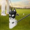 Kreskówkowy Pies PU Pokrowce na Główki Kijów Golfowych Pokrowce Ochronne na Główki Kijów Wodoodporne Pokrowce na Główki Kijów Golfowych Pokrowiec na Główkę Kija Żelaznego Wytrzymałe