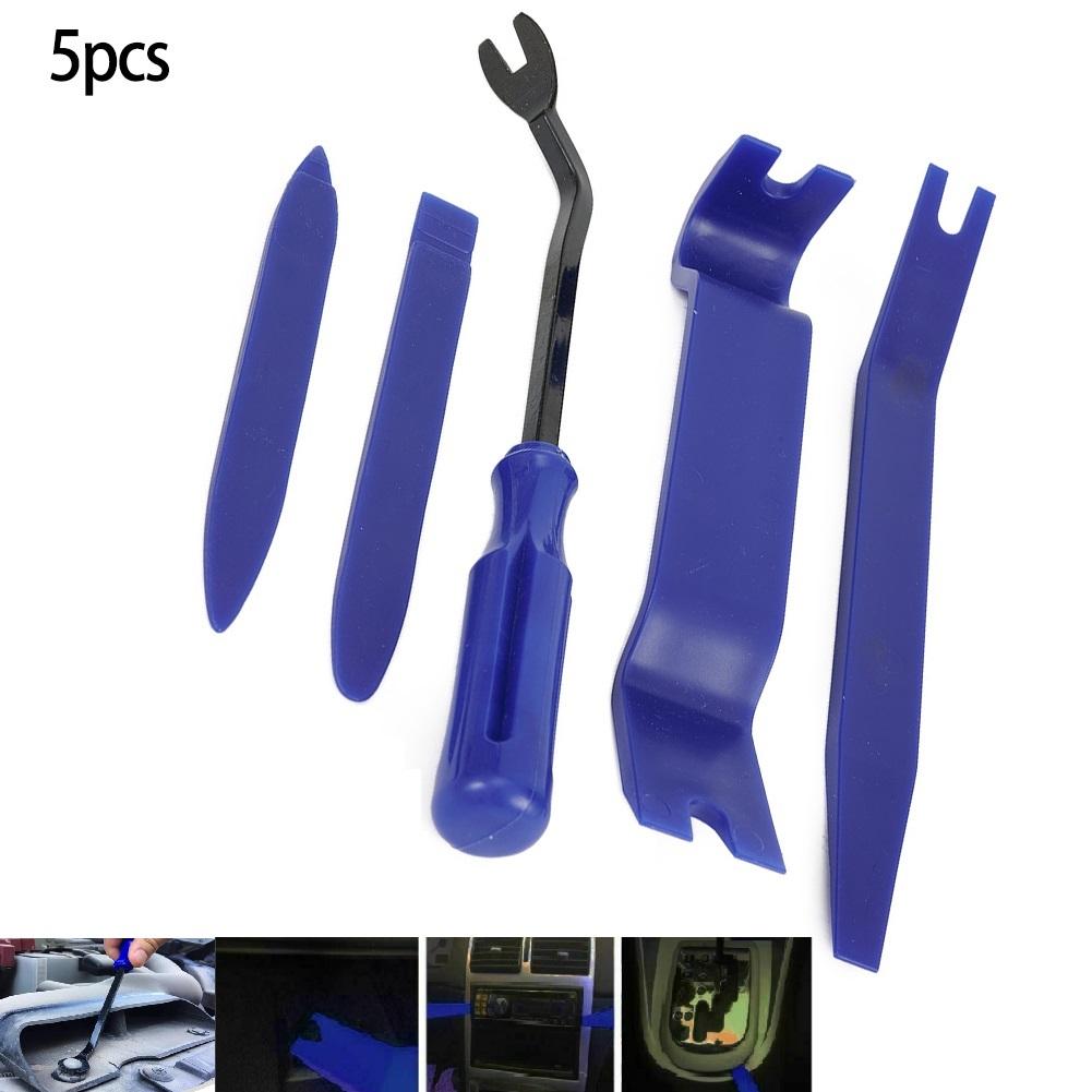 

5PCS Disassembly Tool For Car Trim Removal Tool Kit Set Door Panel Auto Blue Plastic Interior Automotive Tools Fast Shipping
