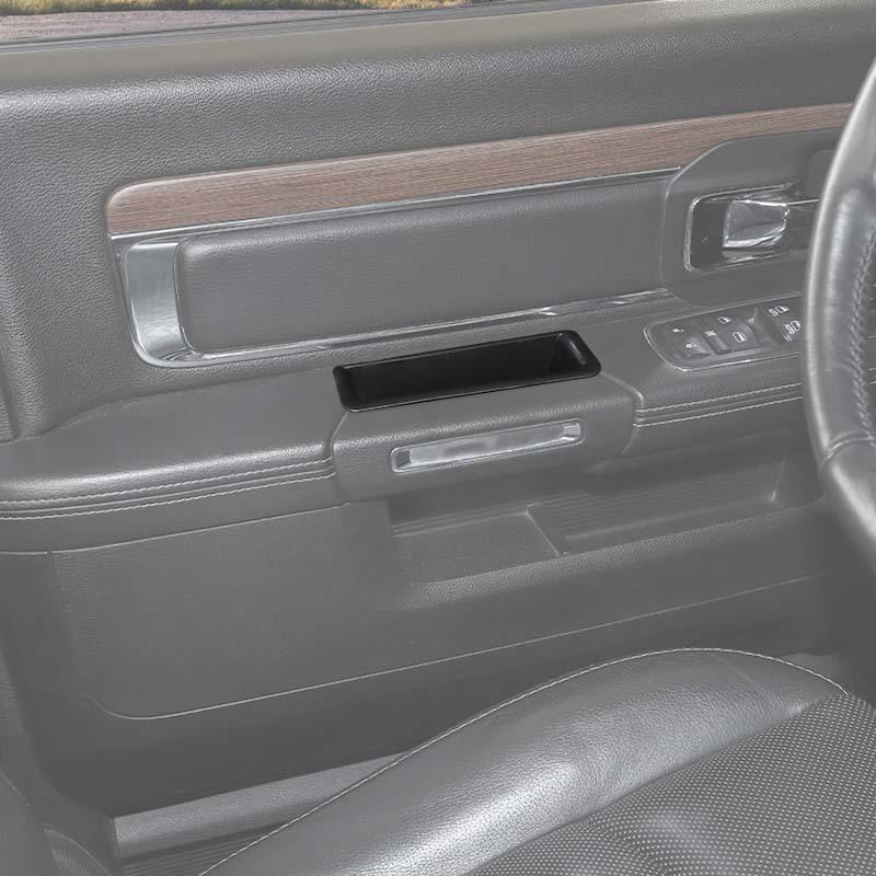 Front Door Inner Armrest Storage Box Organizer Container For Dodge RAM 2010-2017 Stowing Tidying Accessories