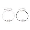 Chic INS Style Pearl Earrings & Geometric Pendant Necklace Bracelet Ring Set