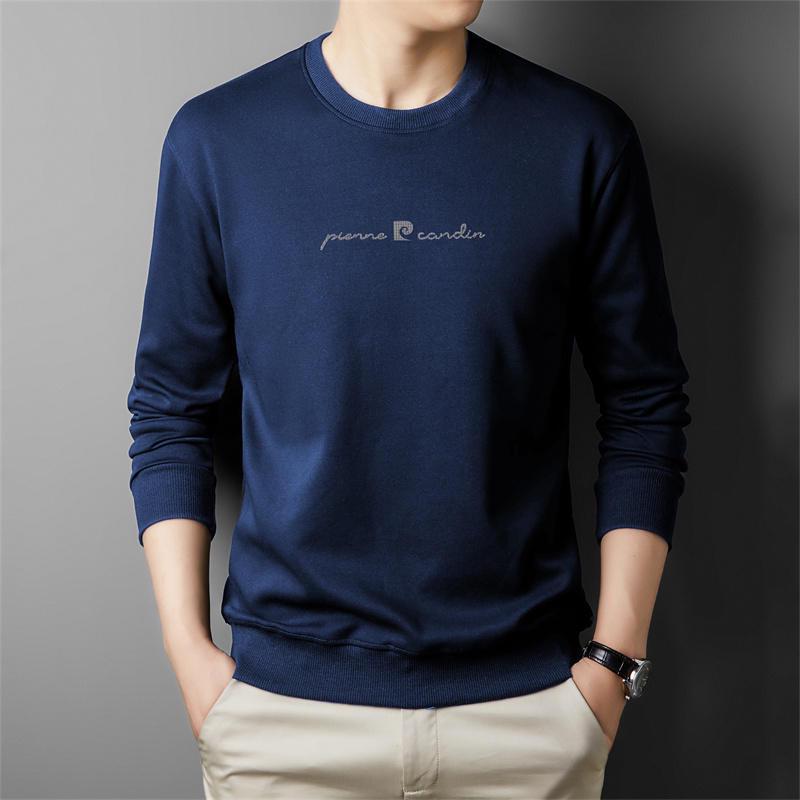 Men's 2025 Winter Plus Velvet Thickened Round Neck Long Sleeve T-shirt Base Layer