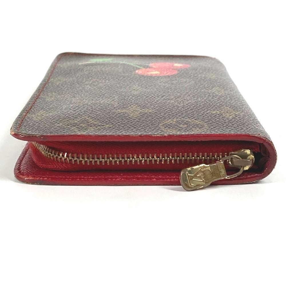 Louis Vuitton M95006 Monogram Cherry Takashi Murakami Porte Monet Zippy Wallet