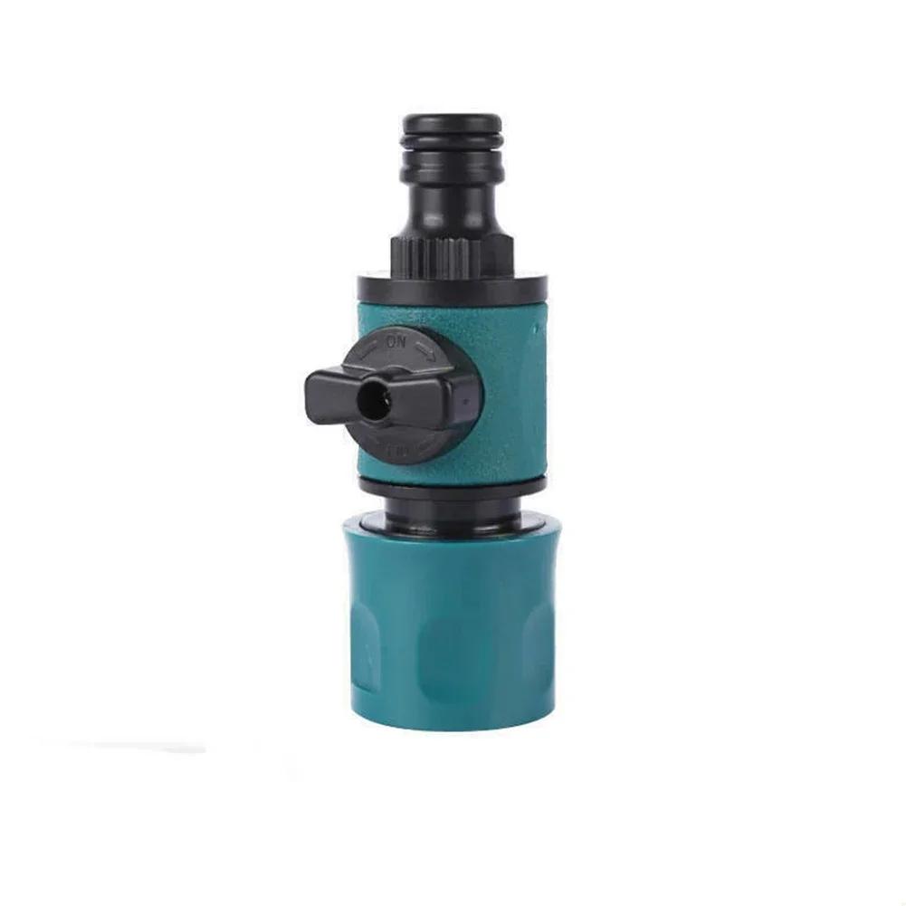 Garden Hose Shut Off Valve, Quick In-Line Tap Connector for Watering & Irrigation System