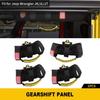 Roll Bar Grab Handles Grip Handle for Jeep Wrangler TJ JK JL JT 4PC Black&Yellow
