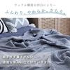 Teijin Conome Blanket Waffle Throw, Air Conditioning Protection, Single, Gray, Exclusive to Teijin Conome Group Direct Stores