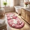 Anti-fouling Cat-Shaped Area Rug Non-Slip Cartoon Carpet Cute Home Decor Carpet  Living Rooms