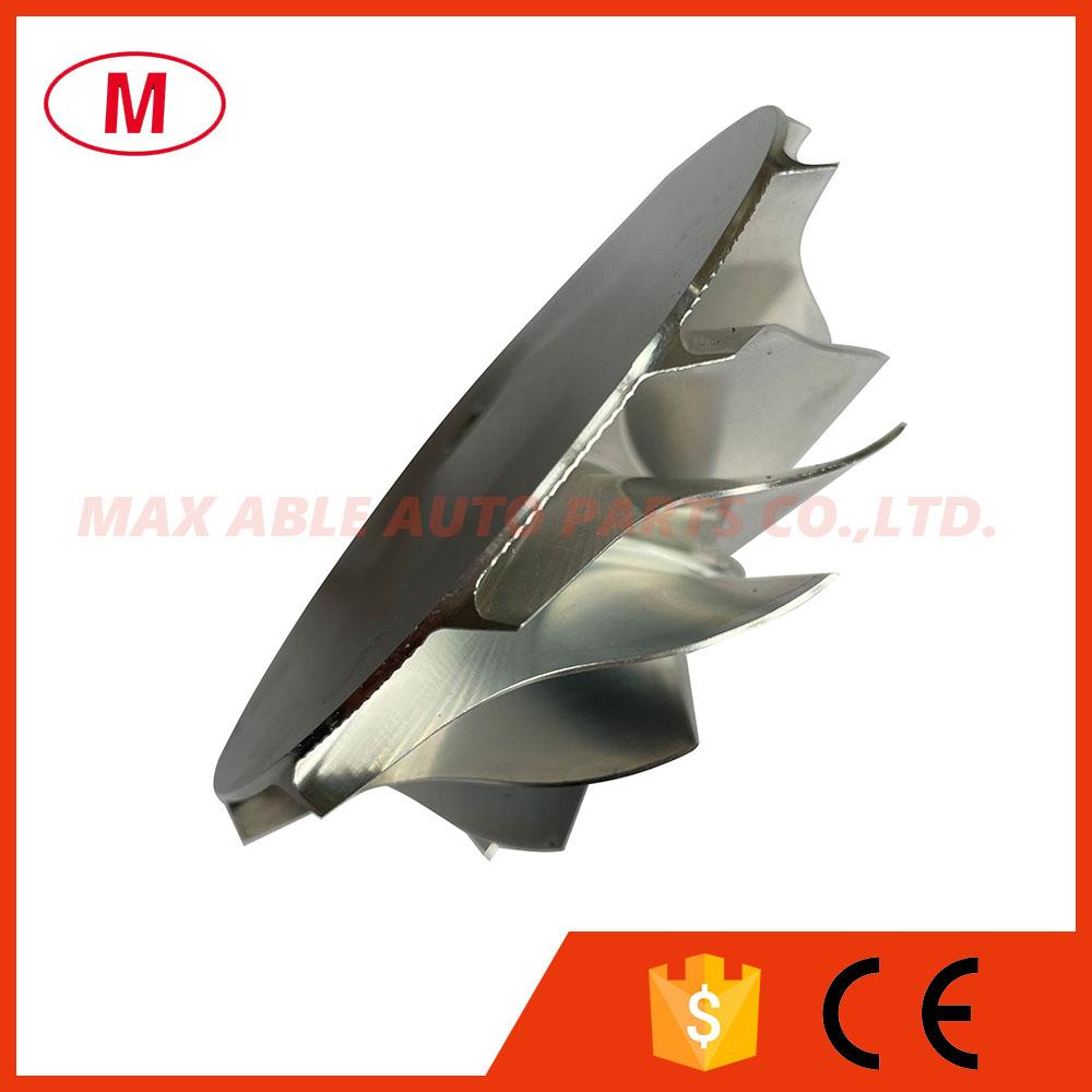 TD04HL 53.50/70.00mm 11+0 Blades Performance Turbo Billet Compressor Wheel /Aluminum 2618/Milling for Turbocharger Cartridge
