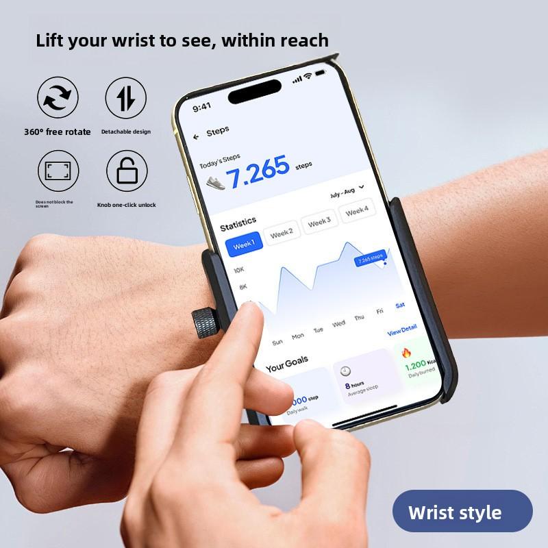 360 Rotatable Sports Armband Phone Holder Running Sports Phone Case For Cycling Running Hiking Universal For 4-7inch Phones