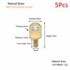 5Pcs M3-M10 Brass Eye Bolts Brass Lifting Ring Eye Bolt  for Wire Rope Plant Light Suspension