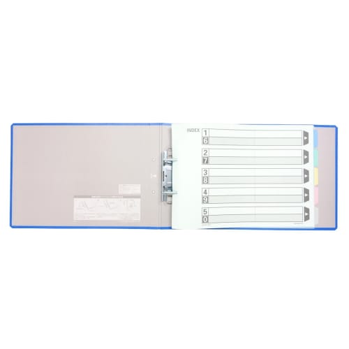 KOKUYO File Pipe File Eco Twin R (Double Opening) B4 2 Holes Holds 600 Sheets Blue Fu-RT669B