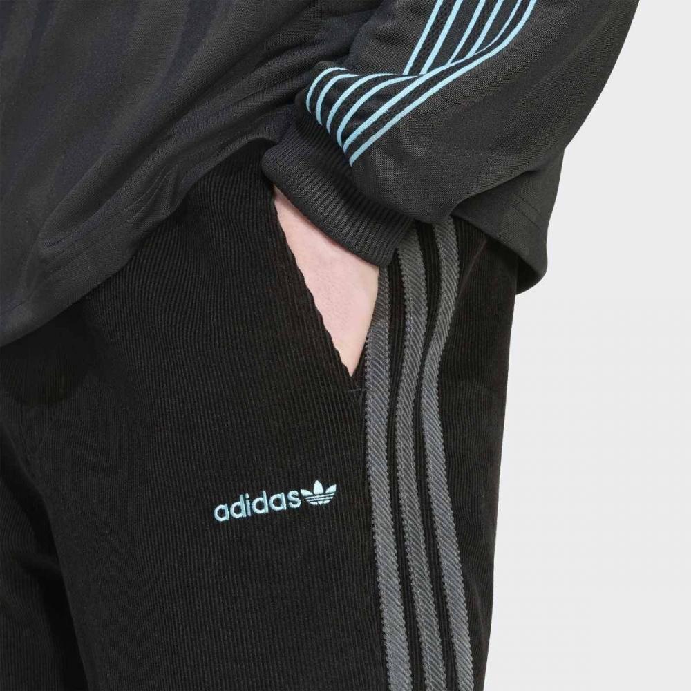Adidas Unisex Corduroy Pants Regular Fit Black  Jx3107 