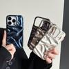 3D Electroplated Wrinkle Matte Case For iPhone 17 Air 16 15 14 Plus 13 12 11 Pro Max Aesthetic Wave Ruffle Soft Silicone Cover