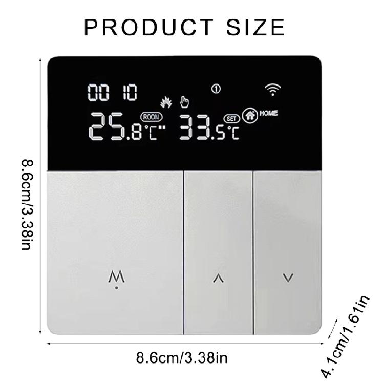 Touchscreens Thermostat Energy Efficient Thermostat Simple Operate for Temperature Control in Electric Water Gas Boilers