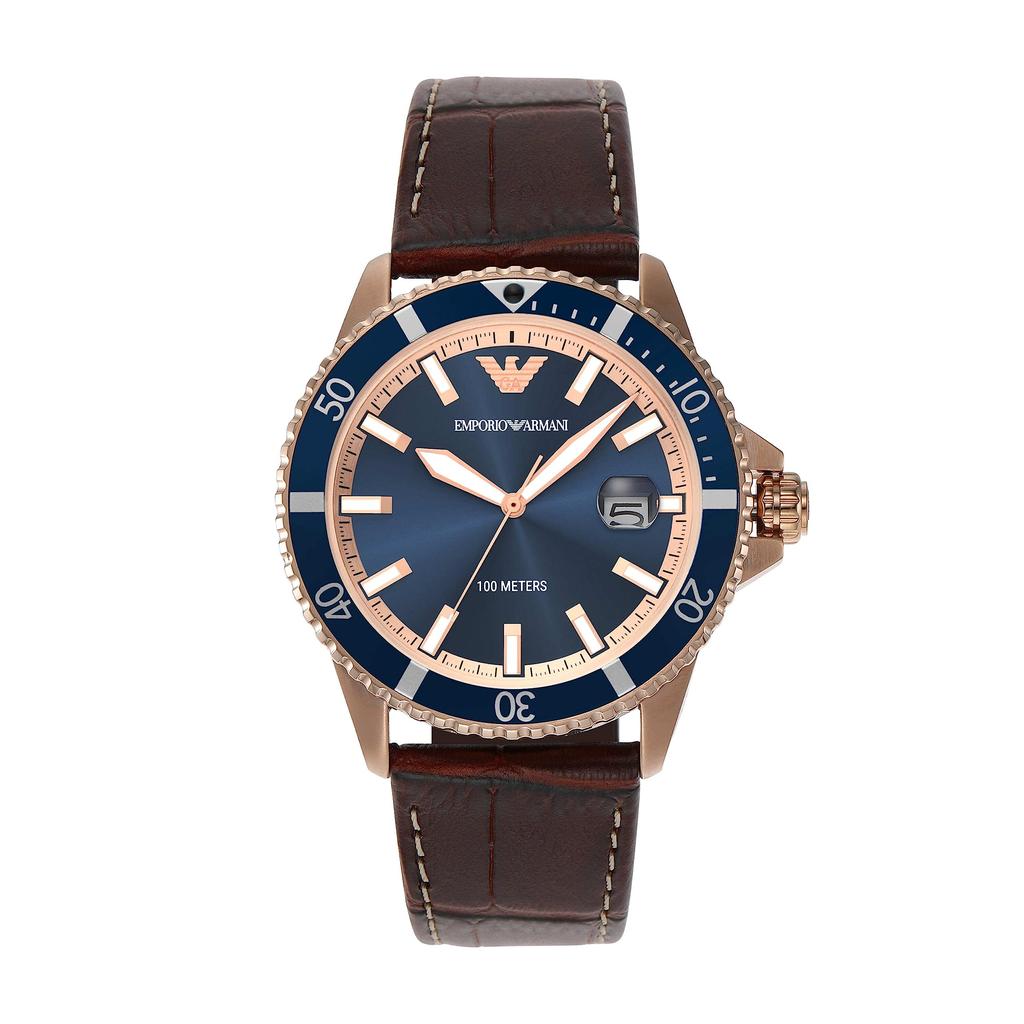 Hodinky WORLD EXPLORER AR11556 Hnědé [Emporio Armani] Pánské