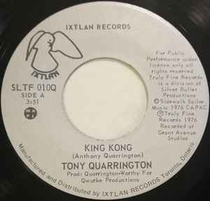 7inch Record TONY QUARRINGTON - King Kong SLTF010Q Ixtlan Records 1976 Canada Jazz Used